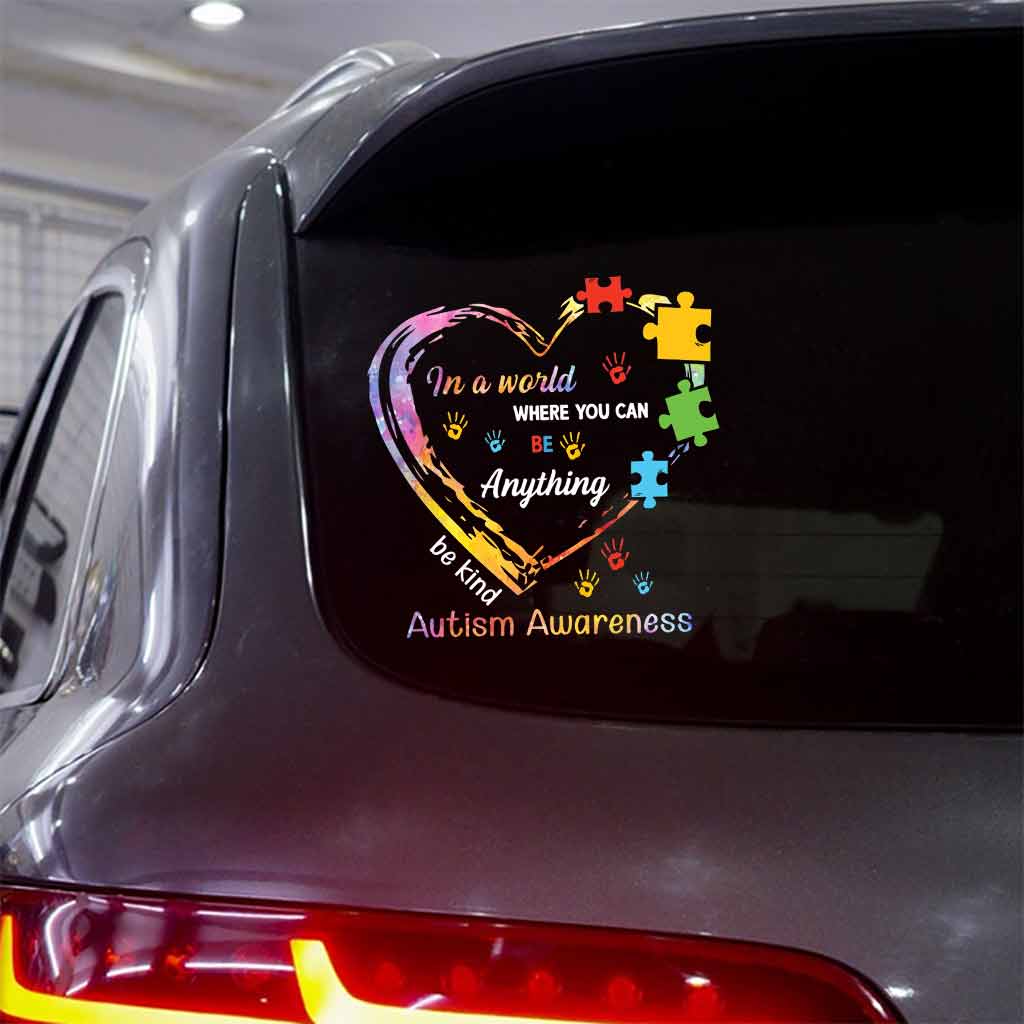 Be Kind - Autism Awareness Decal Full 062021