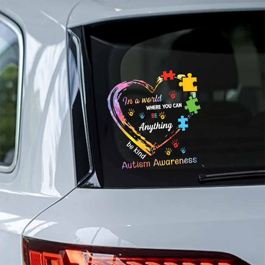 Be Kind - Autism Awareness Decal Full 062021