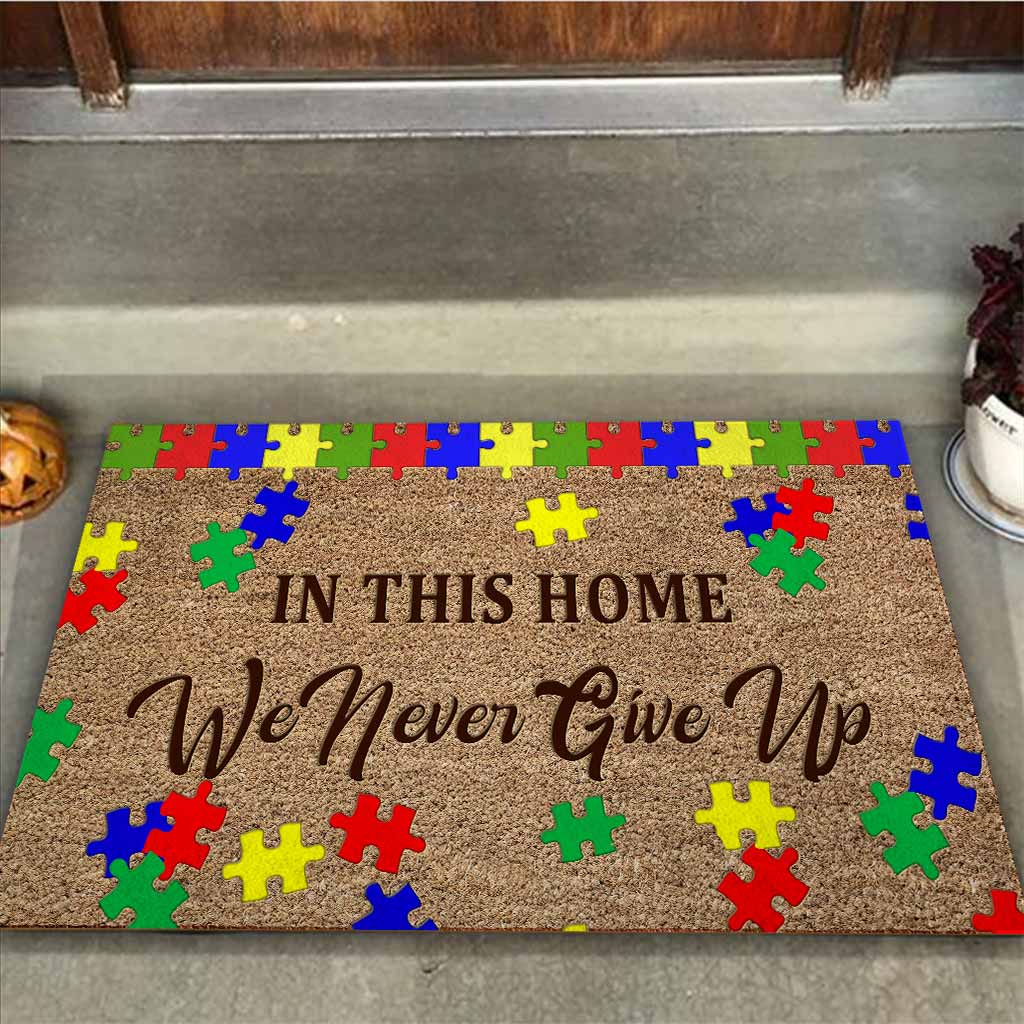 In This House - Autism Awareness Doormat 062021