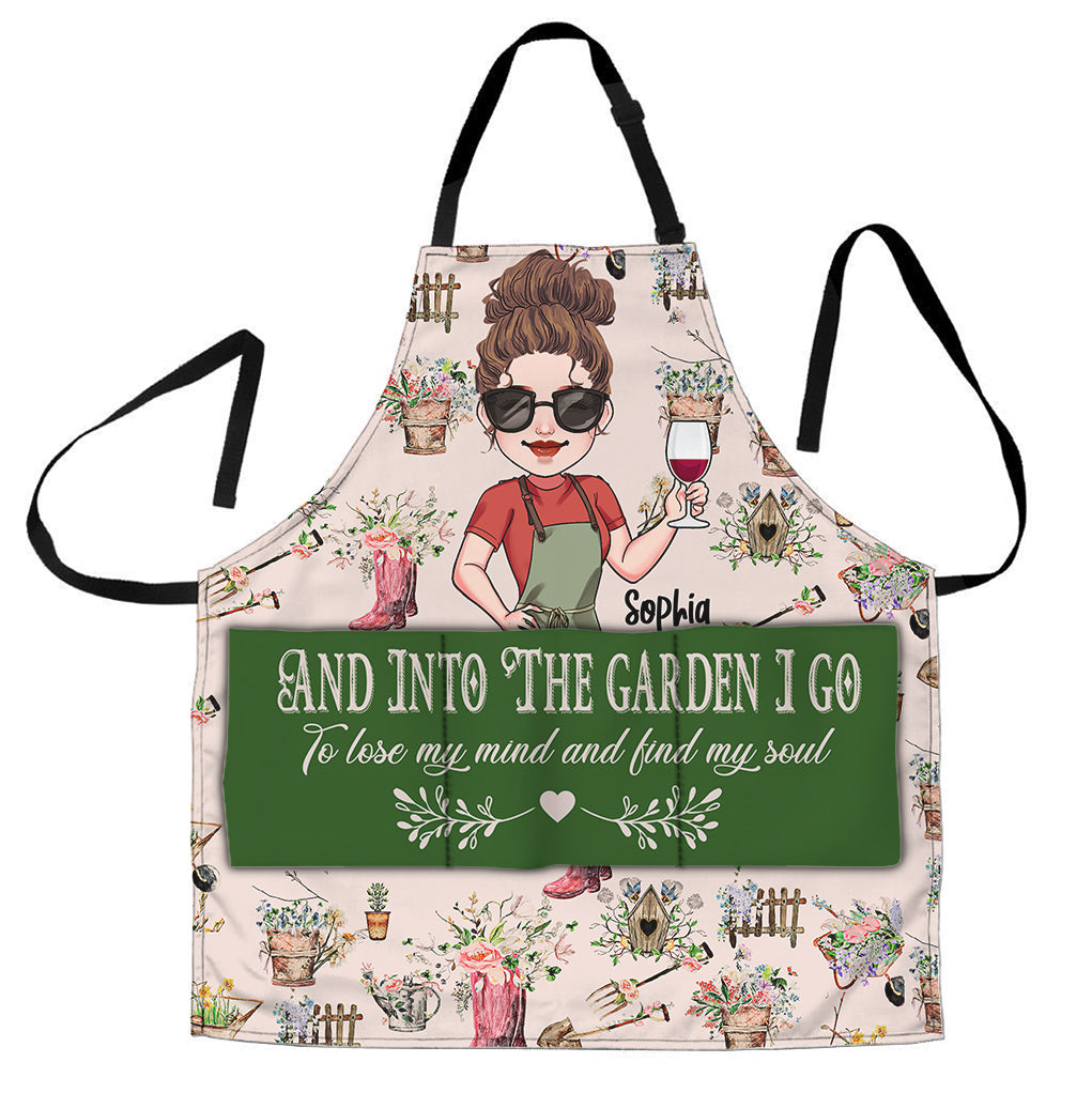 And Into The Garden I Go - Personalized Gardening Apron