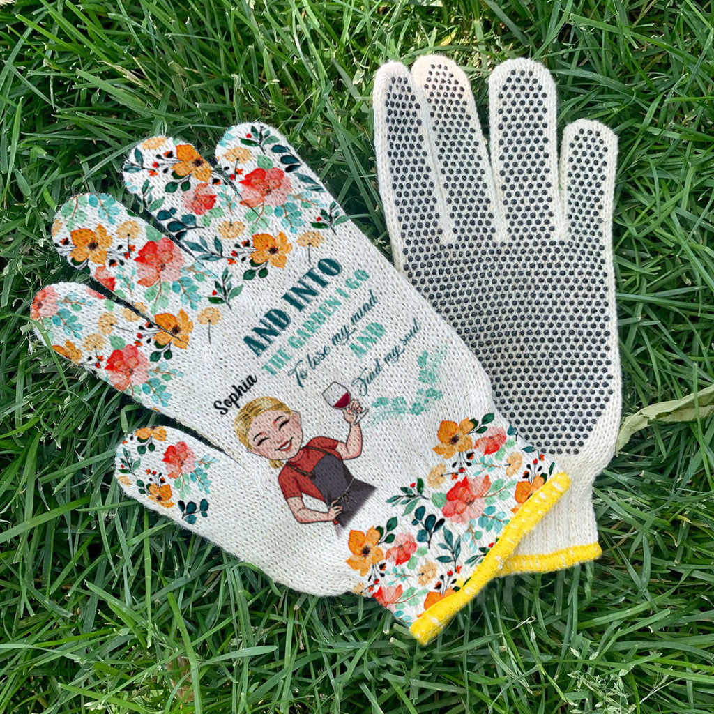 And Into The Garden I Go - Personalized Gardening Garden Gloves