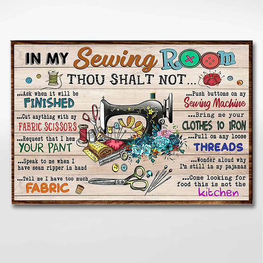 Into My Sewing Room - Sewing Poster 072021