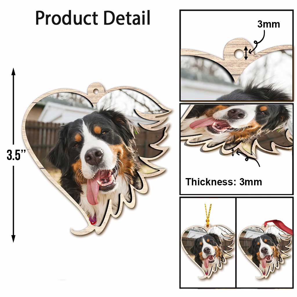 Your Paws Were Ready But Our Hearts Were Not - Personalized Christmas Dog Ornament (Printed On Both Sides)