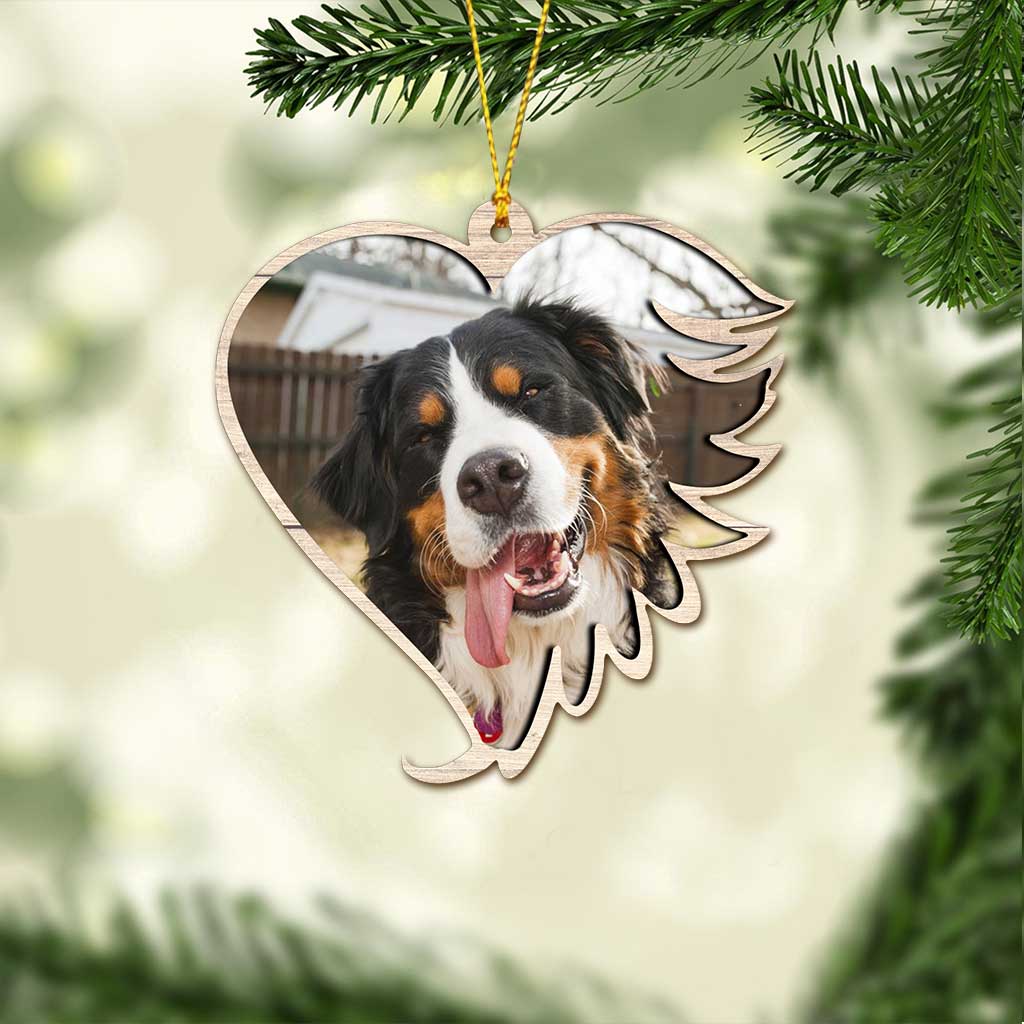 Your Paws Were Ready But Our Hearts Were Not - Personalized Christmas Dog Ornament (Printed On Both Sides)