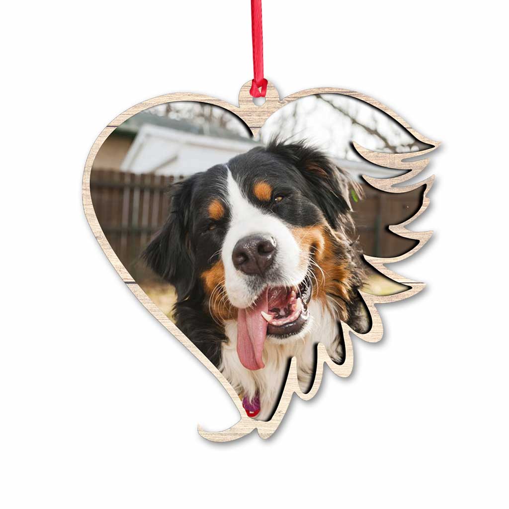 Your Paws Were Ready But Our Hearts Were Not - Personalized Christmas Dog Ornament (Printed On Both Sides)