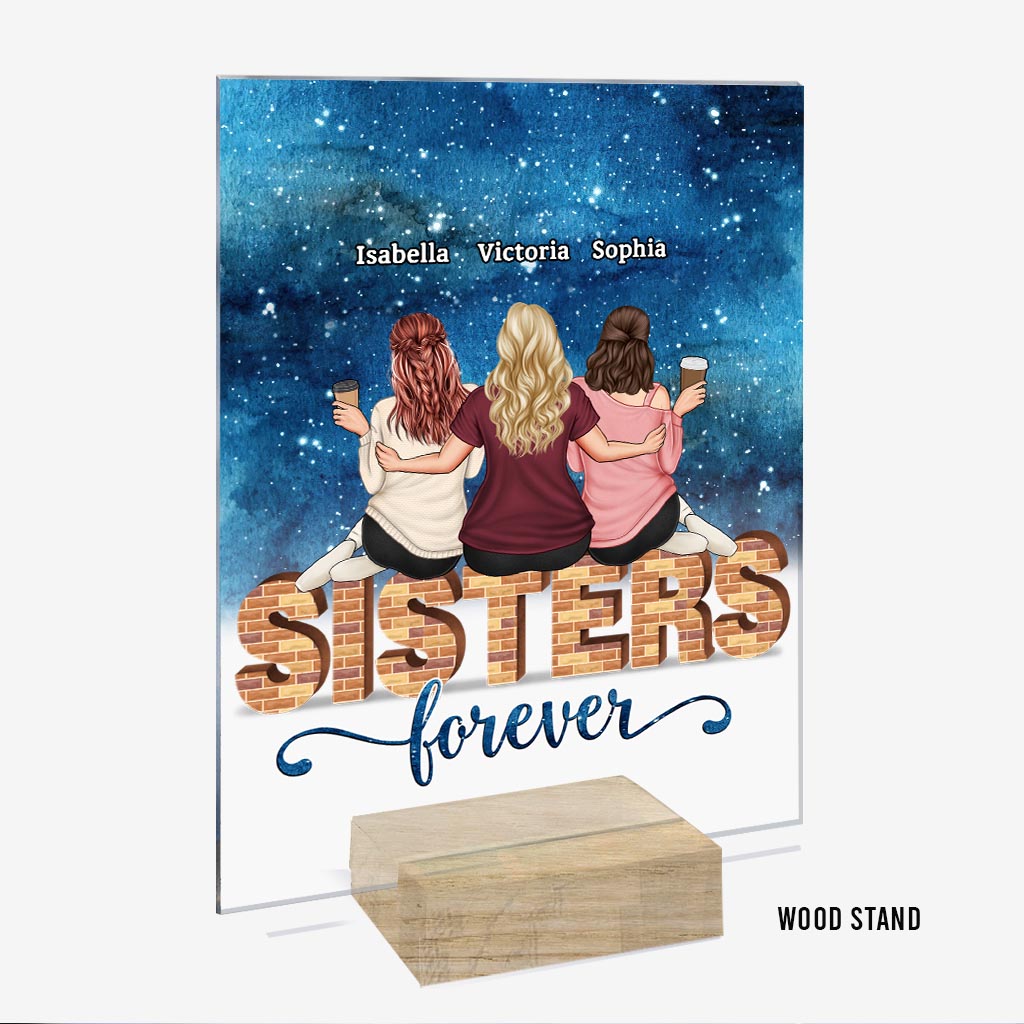 Bestie Forever - Personalized Bestie Transparent Acrylic Plaque