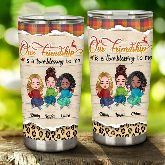 Our Friendship - Personalized Bestie Tumbler