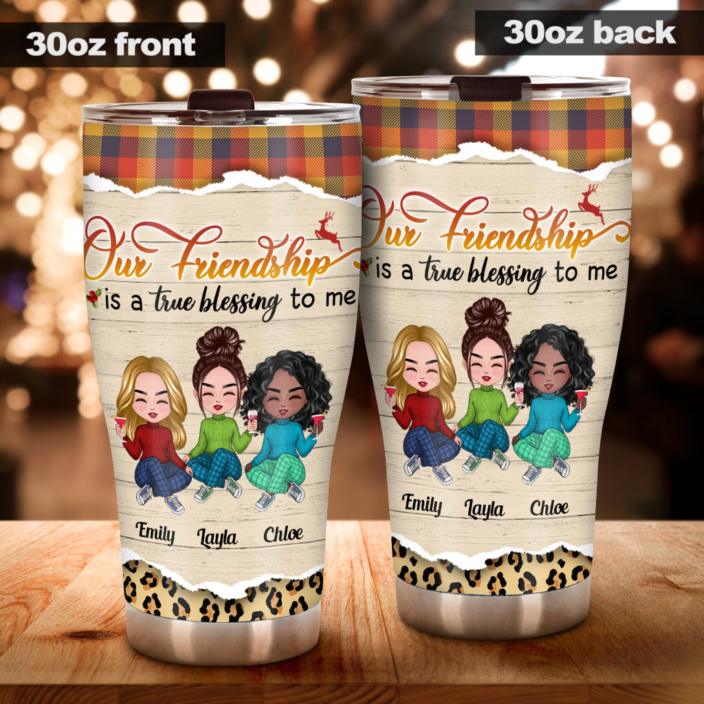 Our Friendship - Personalized Bestie Tumbler