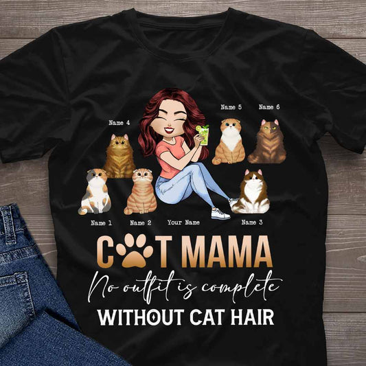 Cat Mama - Personalized T-shirt and Hoodie