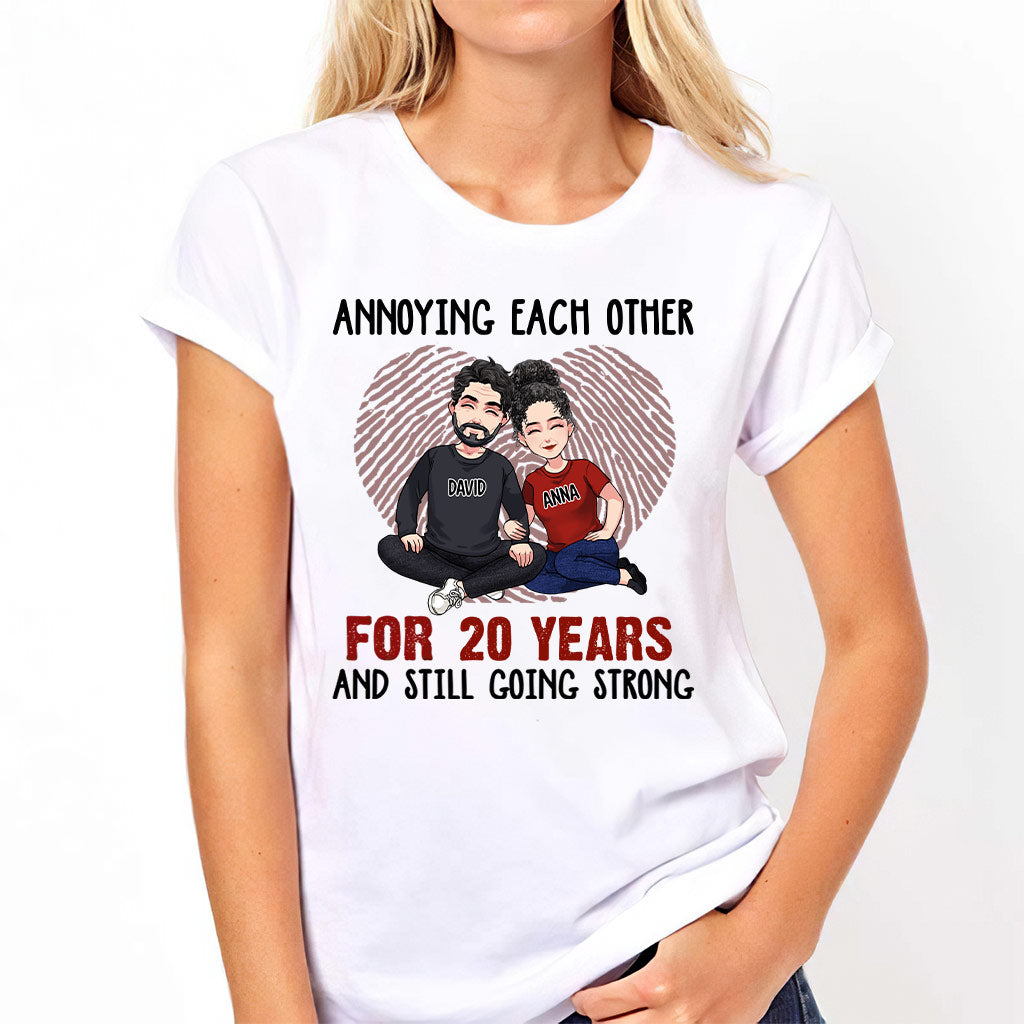 Annoying Each Other For Many Years - Personalized Husband And Wife T-shirt and Hoodie