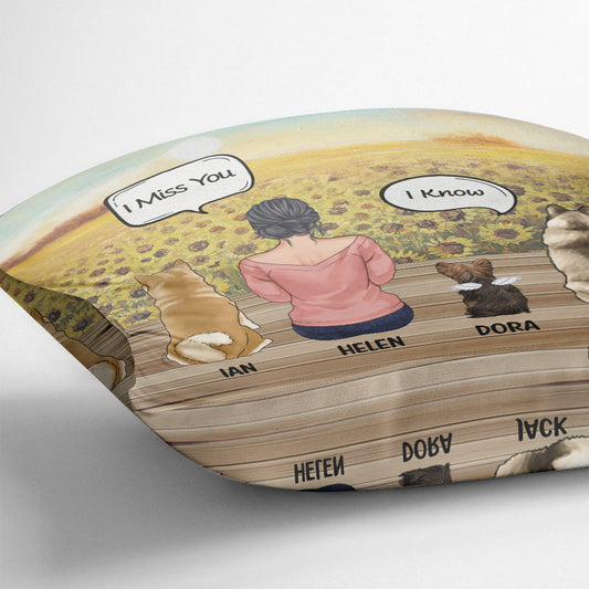 Still Talk About You - Personalized Dog Throw Pillow
