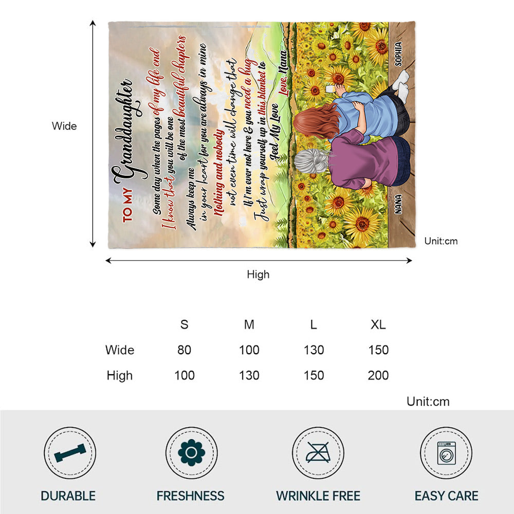 Someday When The Pages - Personalized Mother's Day Grandma Blanket
