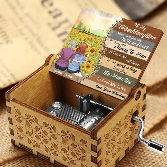 Someday When The Pages - Personalized Mother's Day Grandma Hand Crank Music Box