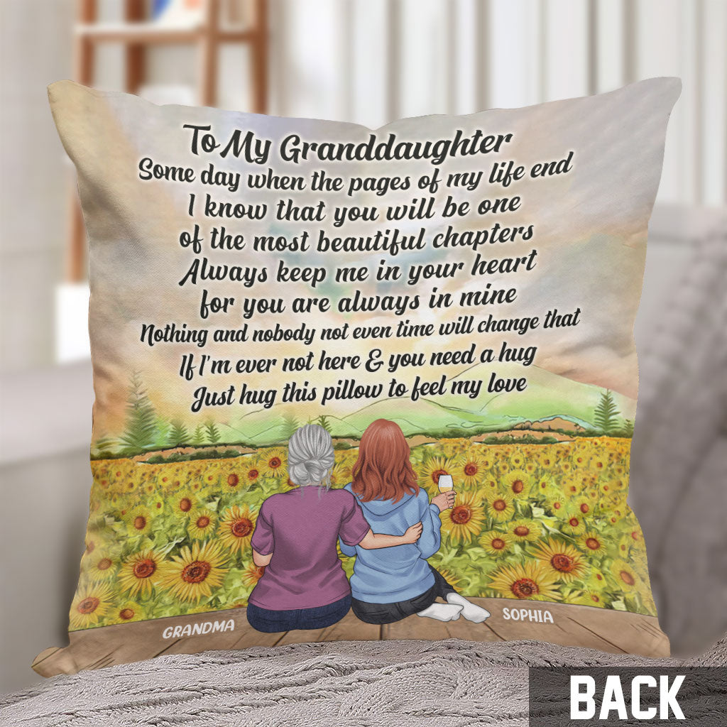 Someday When The Pages - Personalized Mother's Day Grandma Throw Pillow