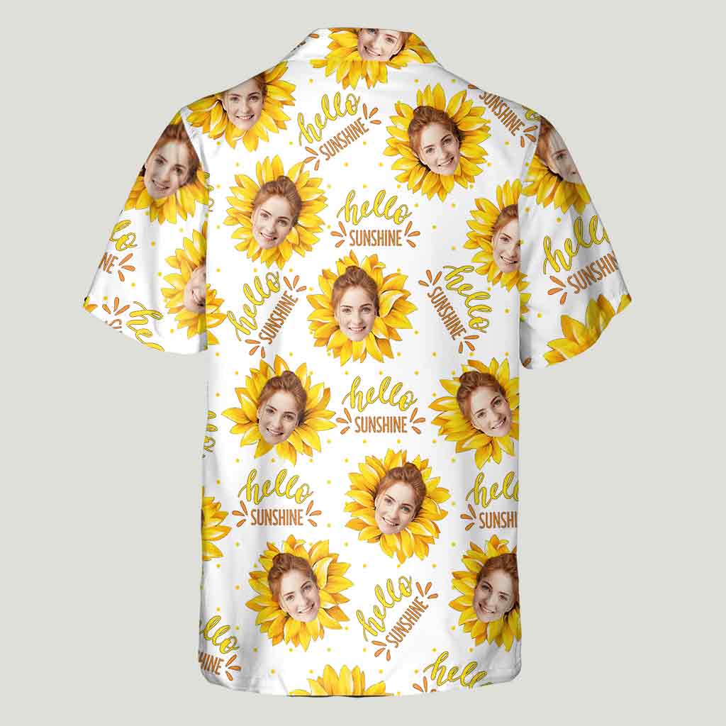 Hello Sunshine - Personalized Sea Lover Hawaiian Shirt