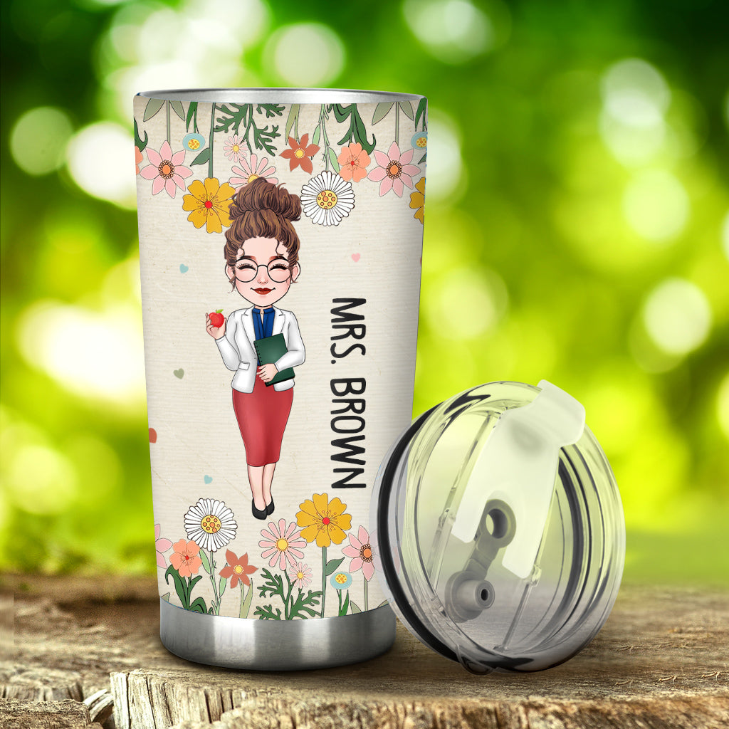 Watch Them Grow - Personalized Teacher Tumbler