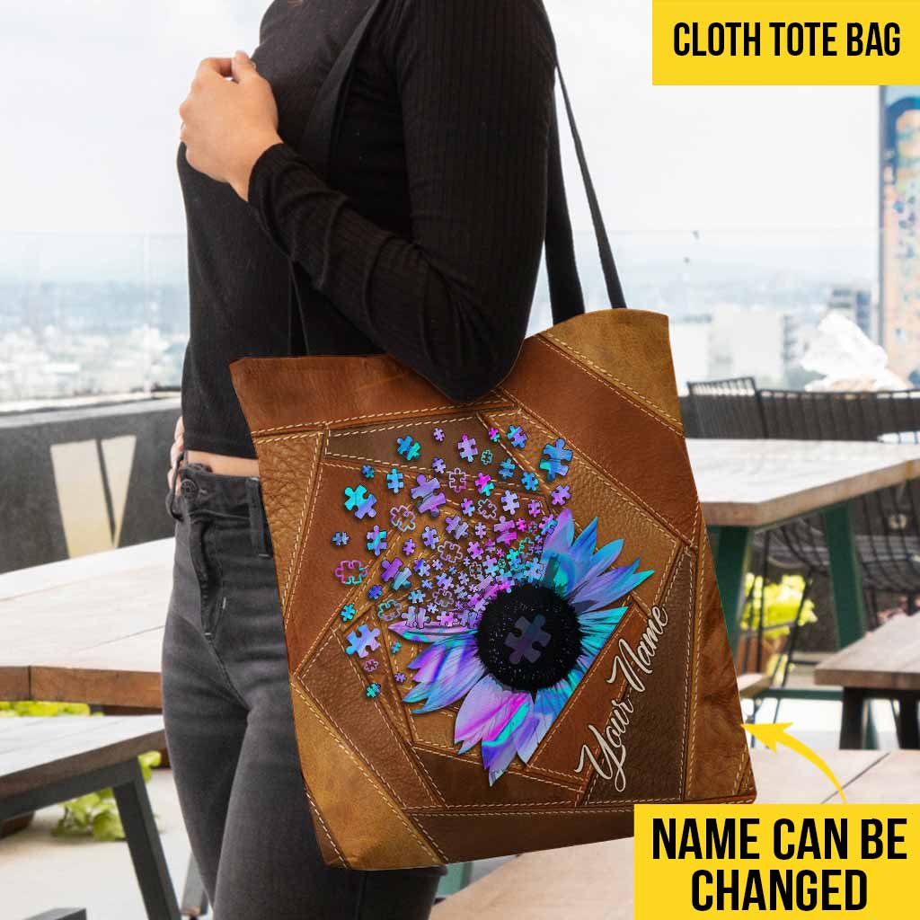 It's Ok To Be Different - Autism Awareness Personalized Tote Bag
