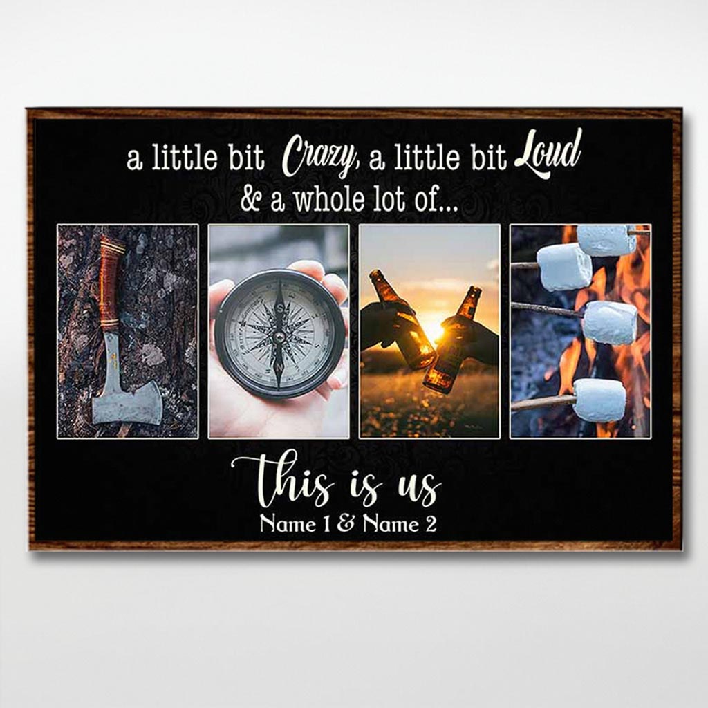 This Is Us - Camping Personalized Poster