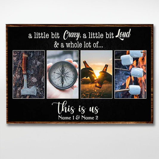 This Is Us - Camping Personalized Poster