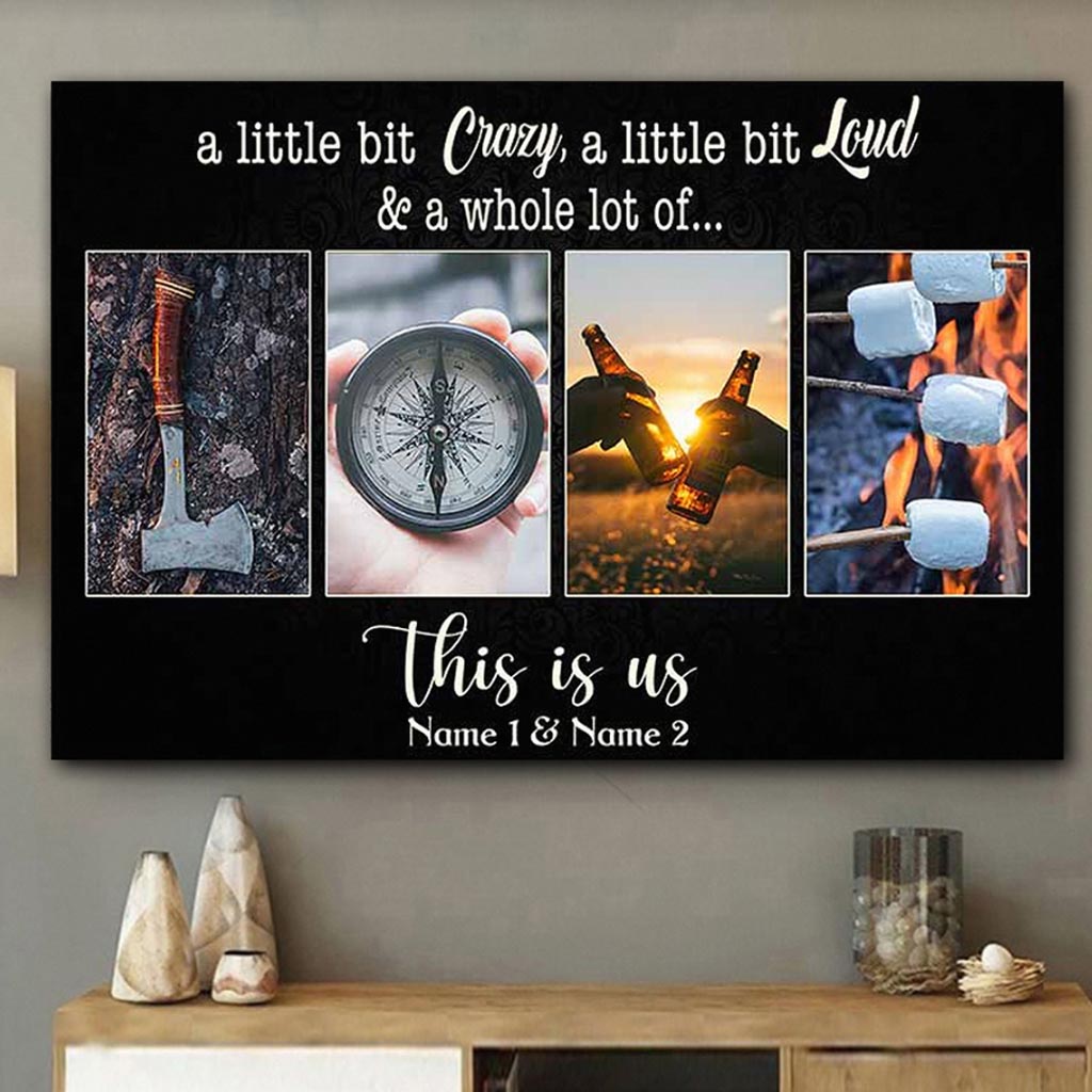 This Is Us - Camping Personalized Poster