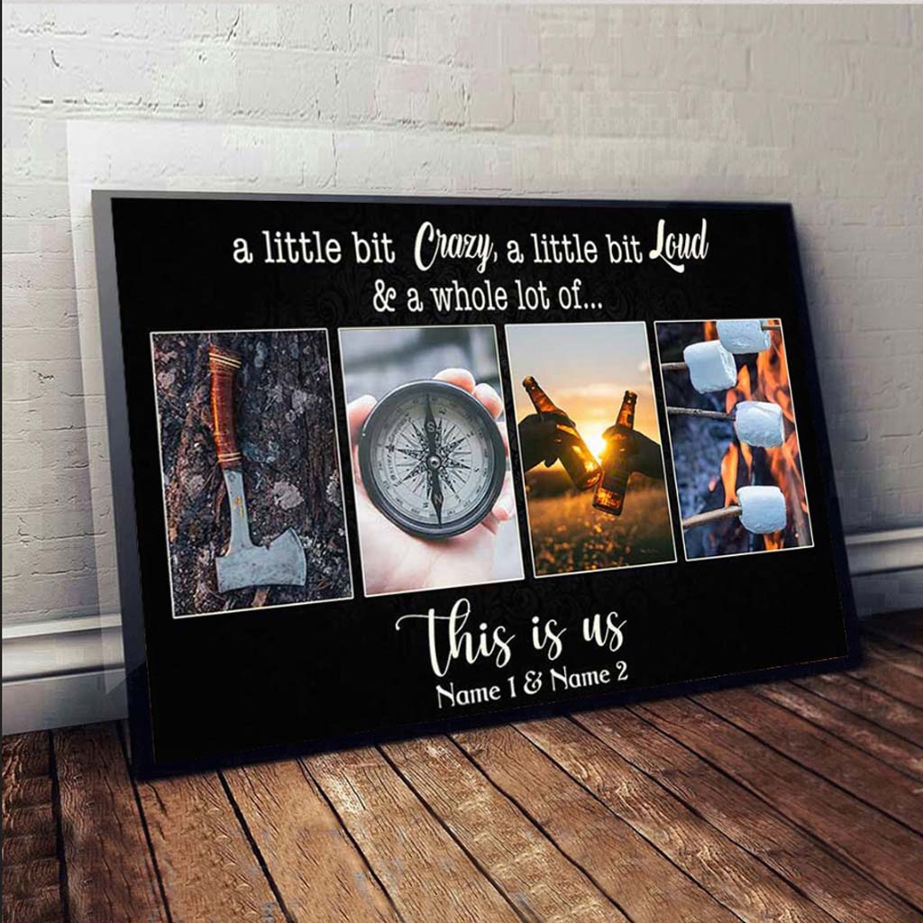 This Is Us - Camping Personalized Poster