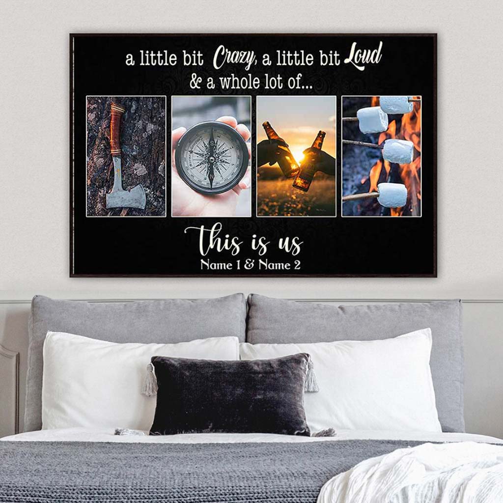 This Is Us - Camping Personalized Poster