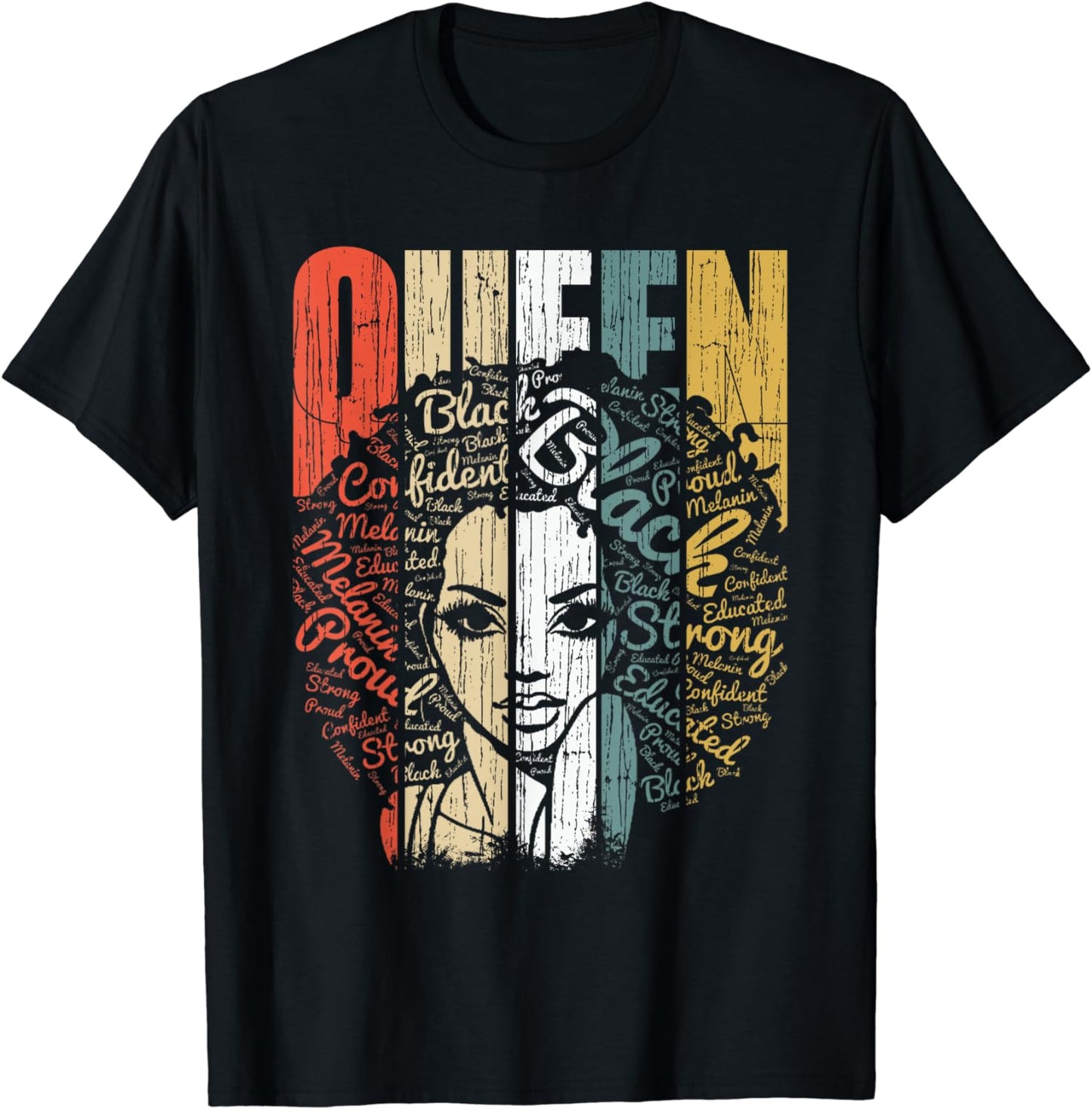 Proud Queen African American T-shirt & Hoodie 0224