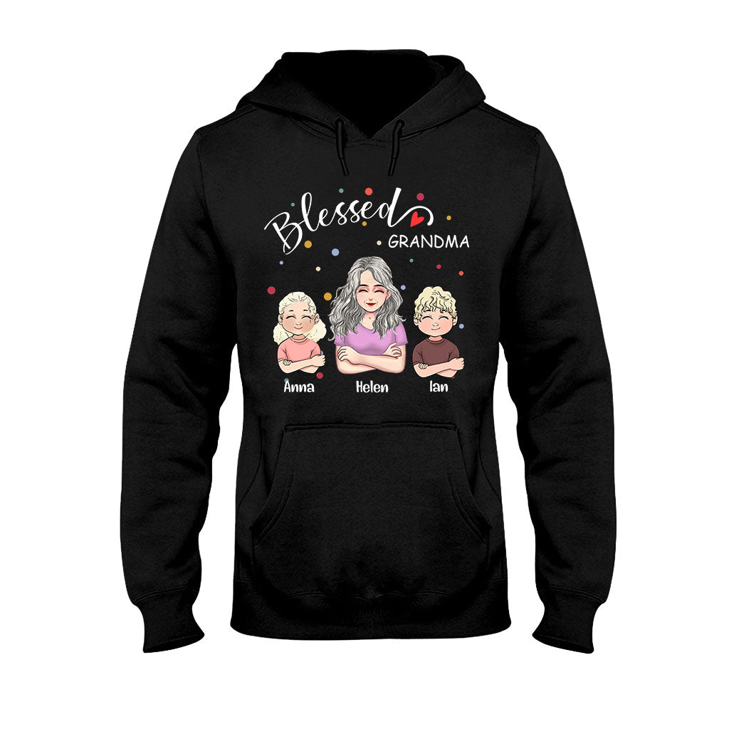 Blessed Grandpa - Personalized Mother's Day Grandma T-shirt and Hoodie
