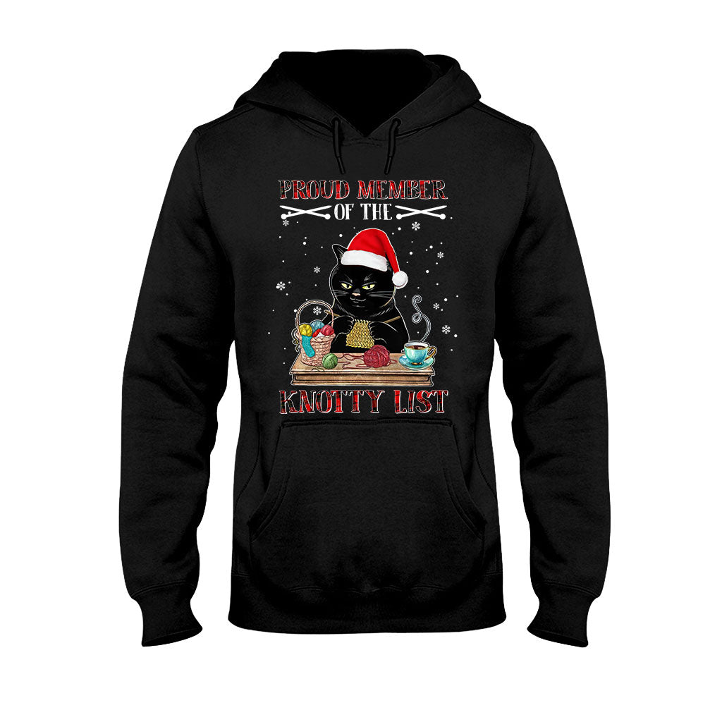 Yes I'm On The Santa's Knotty List Knitting - T-shirt and Hoodie