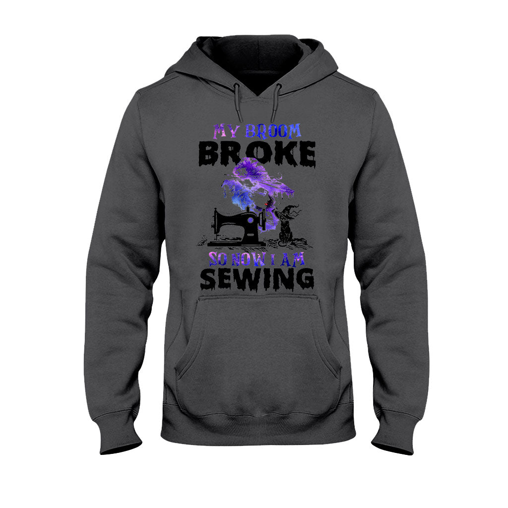 My Broom Broke Sewing - Halloween T-shirt and Hoodie 092021