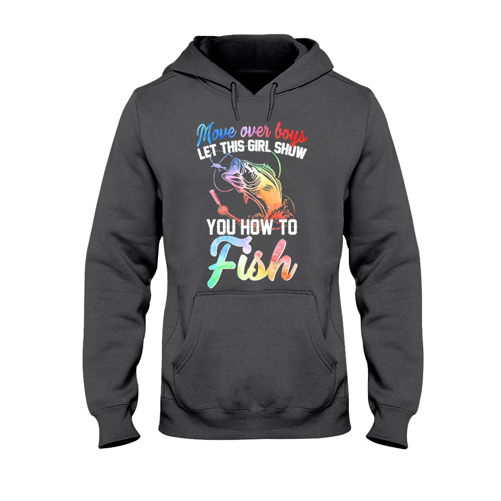 Move Over Boy - Fishing T-shirt and Hoodie 112021
