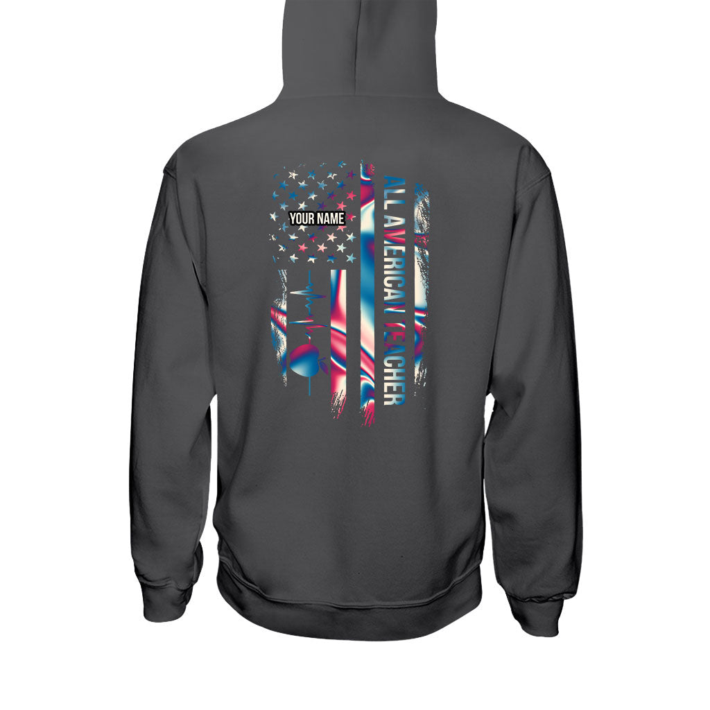 Proud Teacher - Personalized Independence Day T-shirt and Hoodie