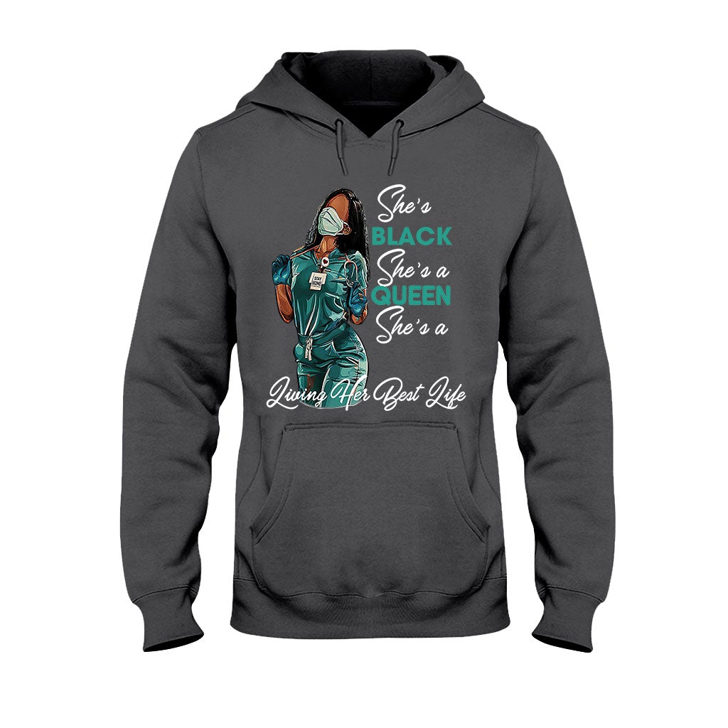Black Queen - Personalized African American T-shirt and Hoodie 1121