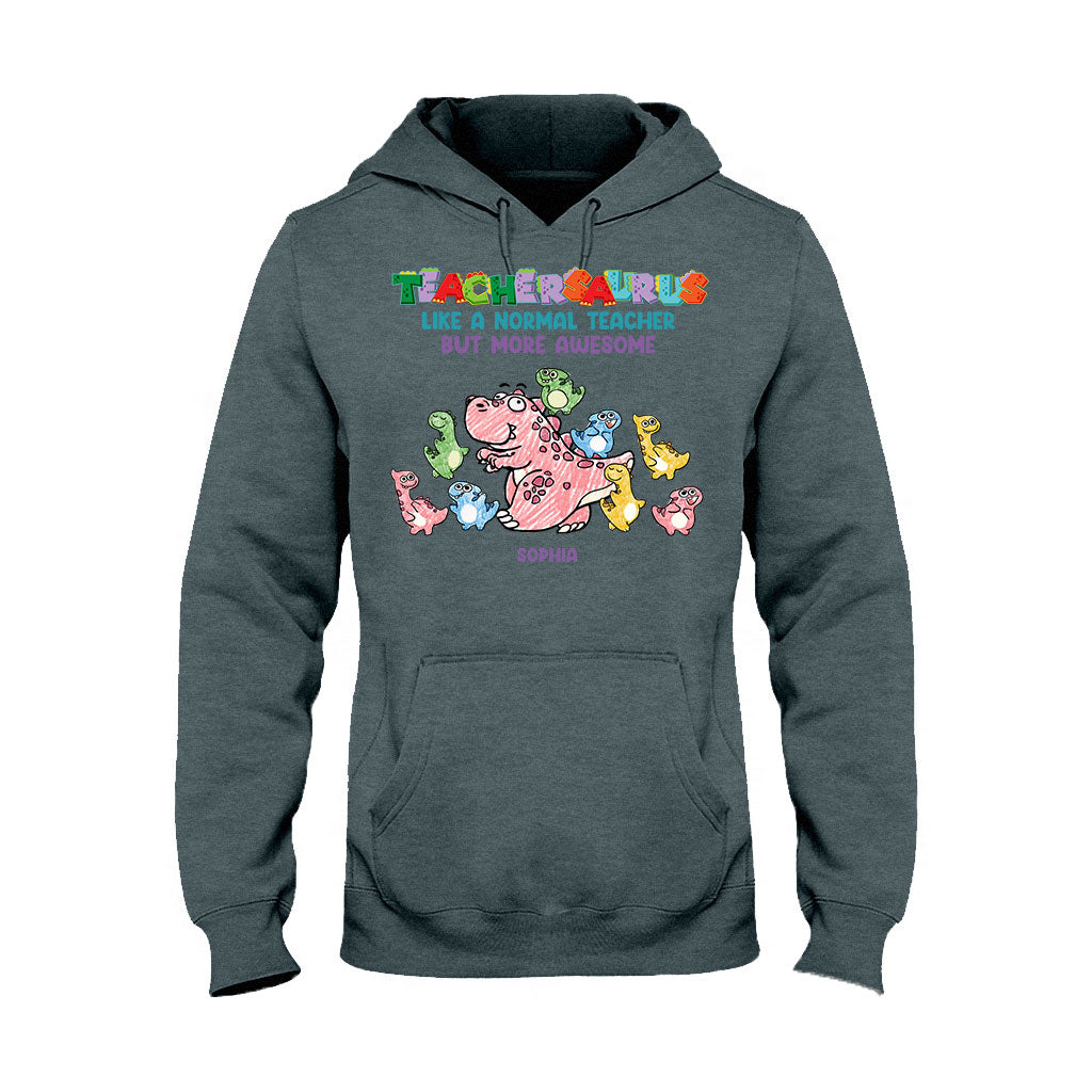 Teachersaurus - Personalized Teacher T-shirt and Hoodie