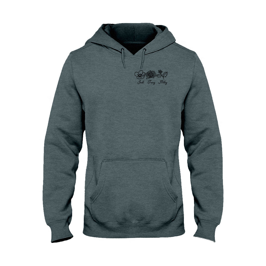 Birthday Flower - Personalized Mother's Day Mother T-shirt and Hoodie