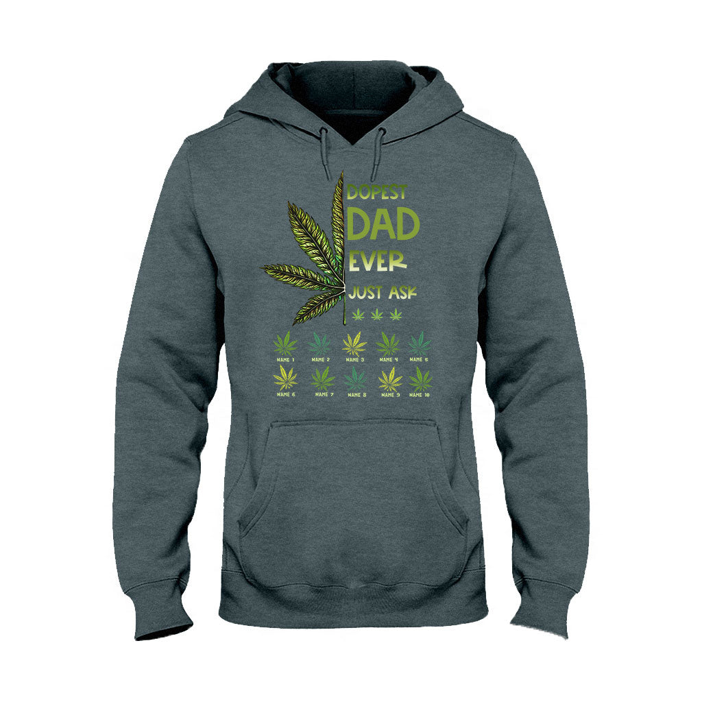 Dopest Dad Ever - Gift for dad, grandma, grandpa, mom, uncle, aunt, brother, sister - Personalized T-shirt And Hoodie