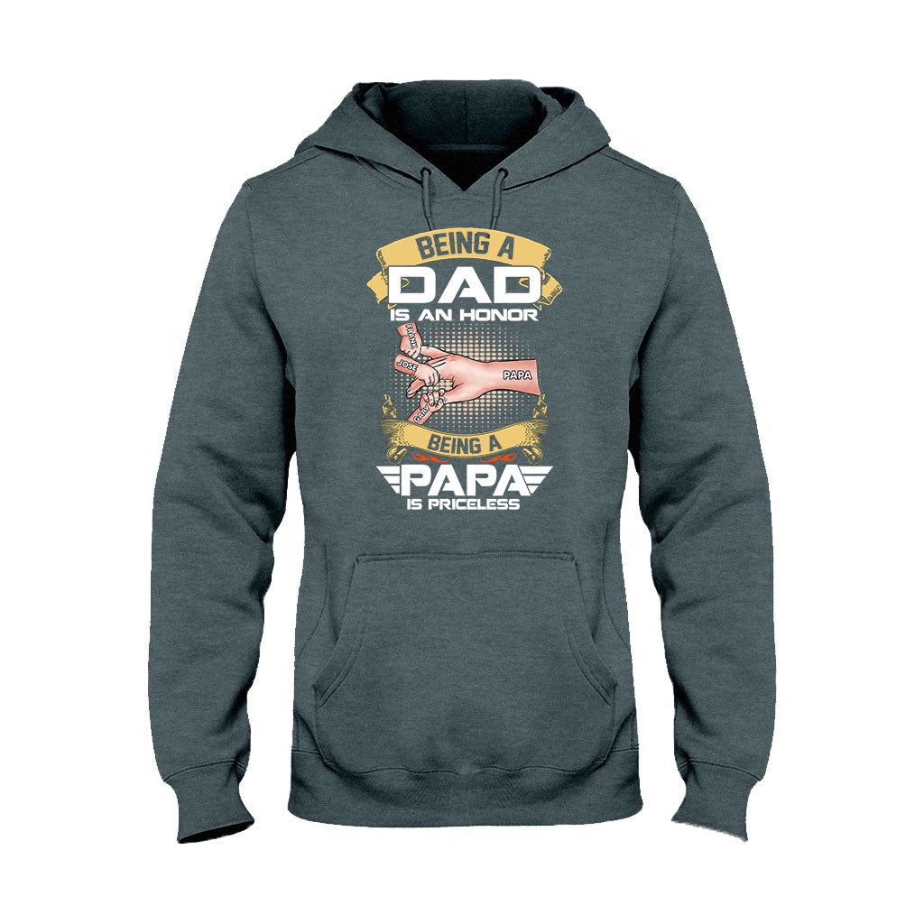 Priceless Papa - Personalized Grandpa T-shirt and Hoodie