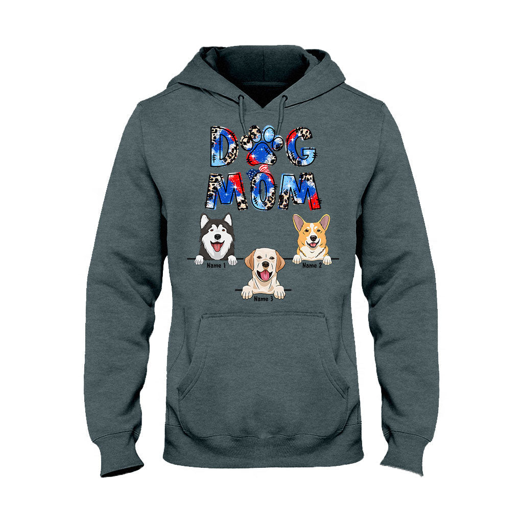 Dog Mom - Personalized Independence Day T-shirt and Hoodie