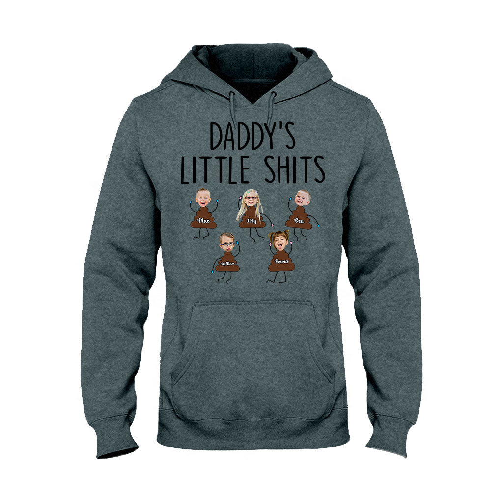 Daddy's Little Shits - Personalized Father's Day Father T-shirt and Hoodie