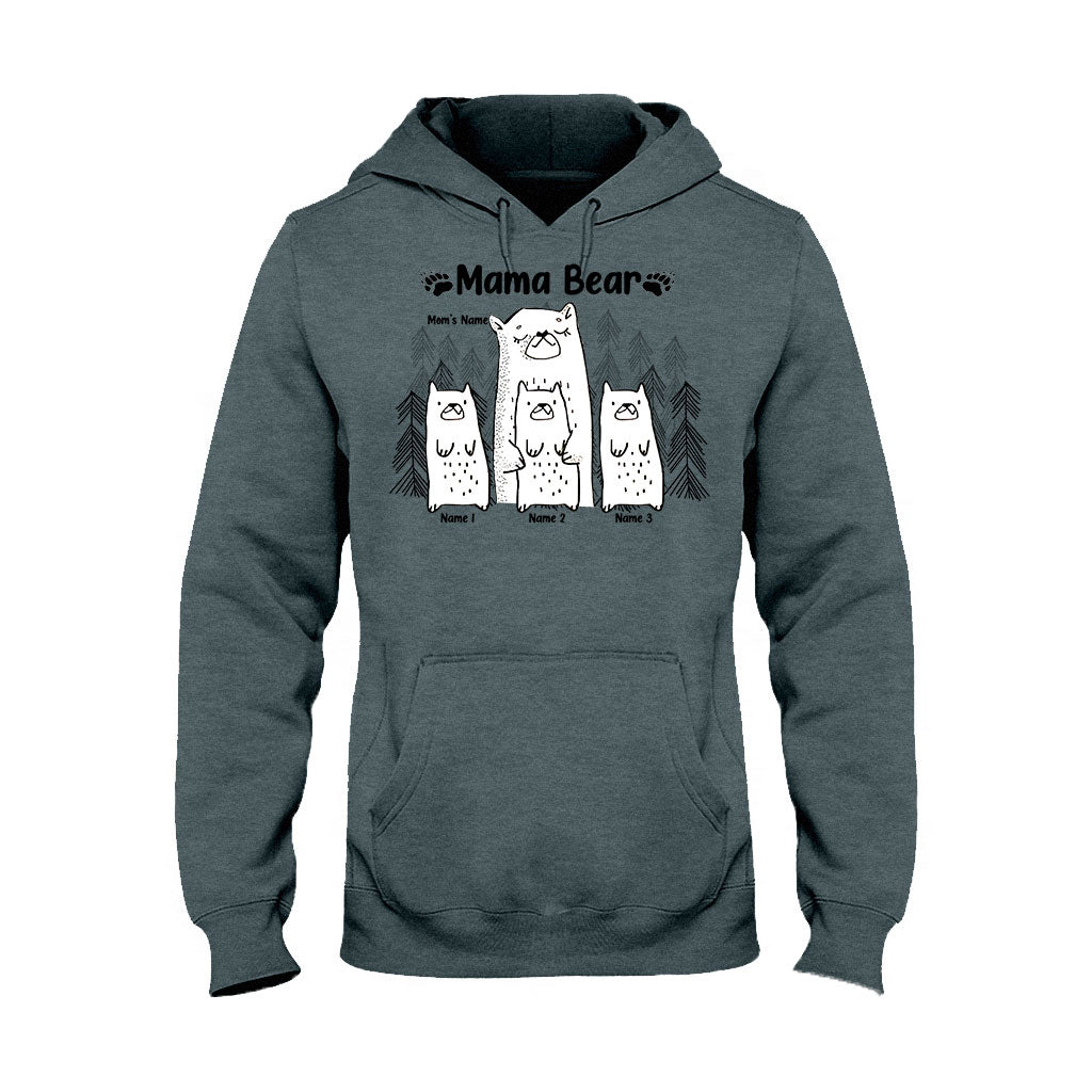 Mama Bear - Personalized Mother's day Mother T-shirt And Hoodie