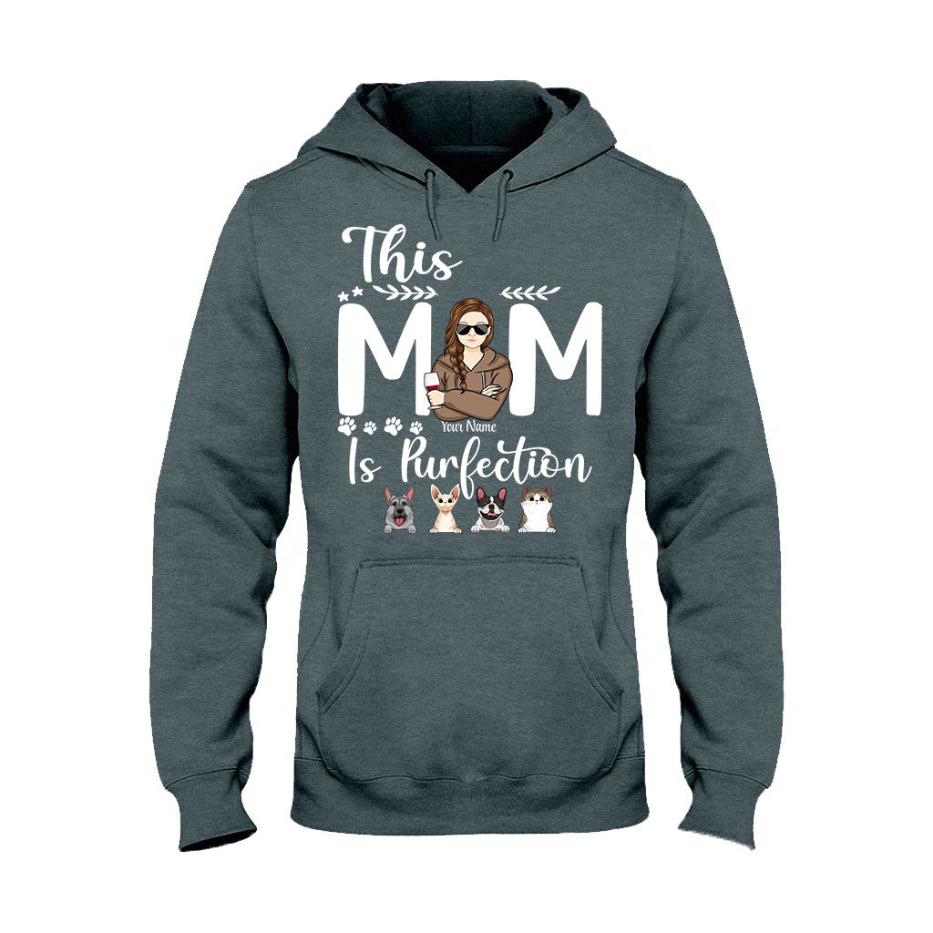 This Mom Is Purfection - Personalized Mother's Day Dog T-shirt and Hoodie