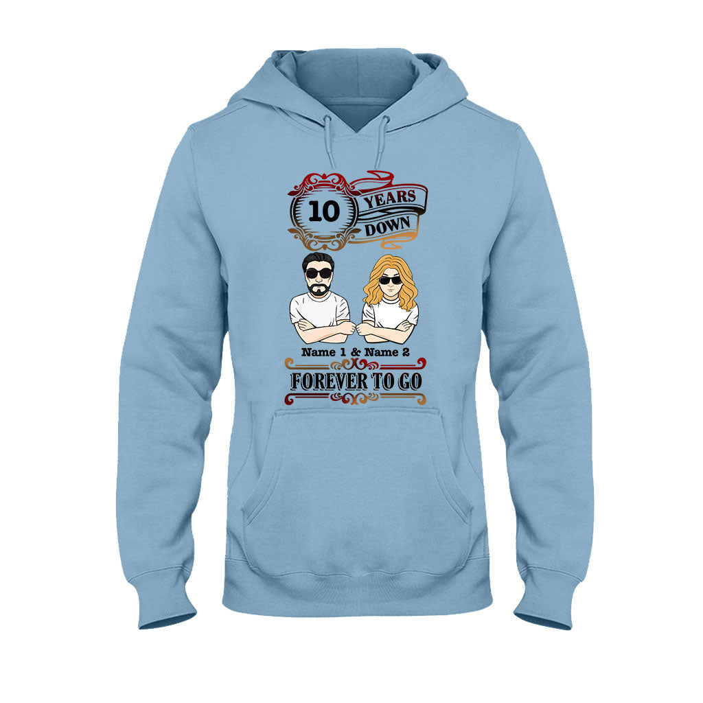Forever To Go - Personalized Couple T-shirt and Hoodie
