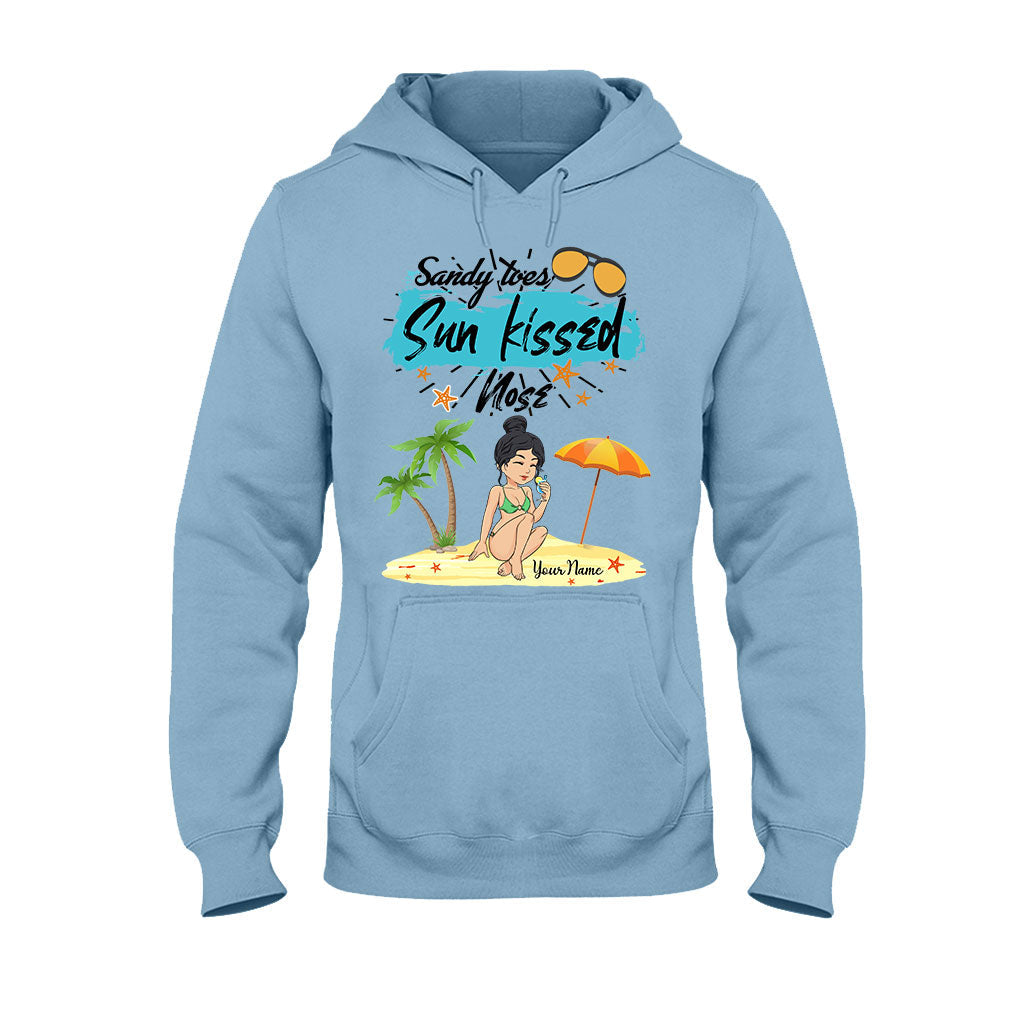 Sandy Toes Sunkissed Nose - Personalized Sea Lover T-shirt and Hoodie