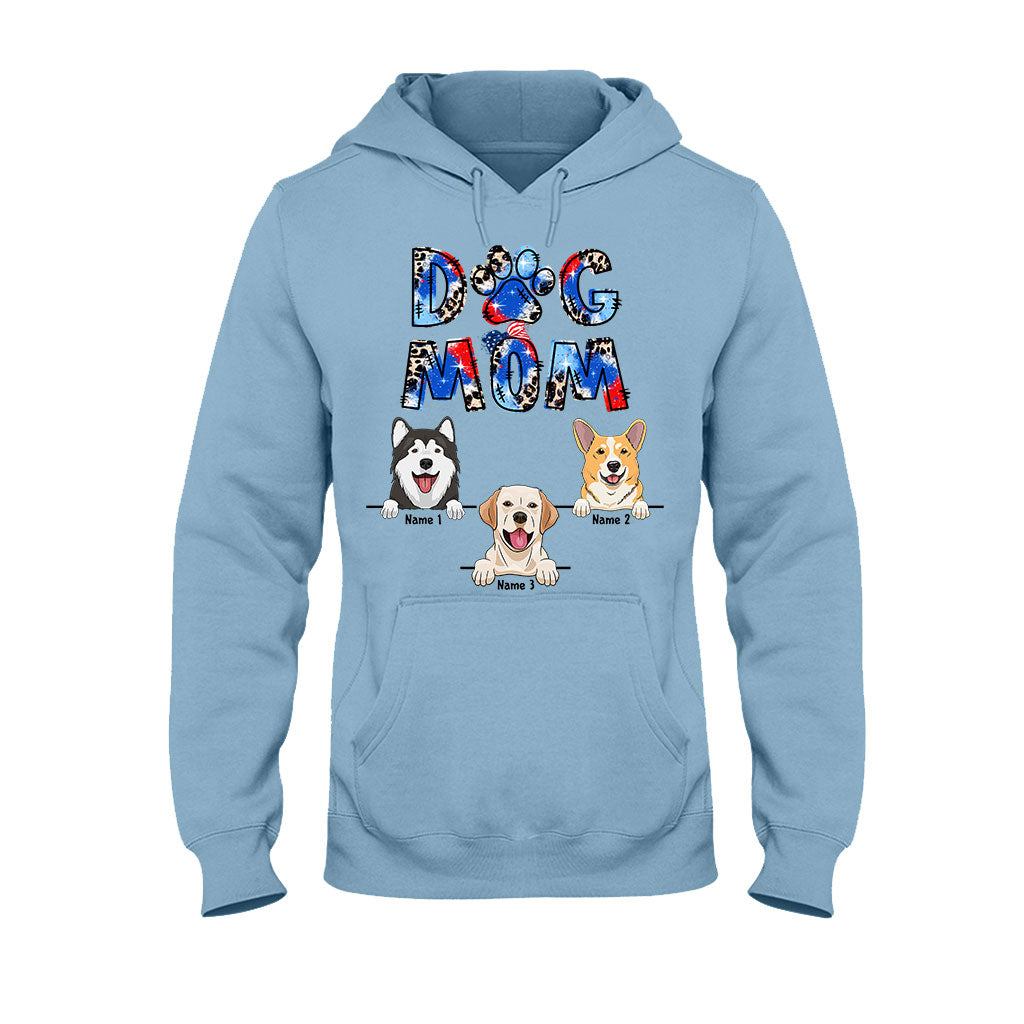Dog Mom - Personalized Independence Day T-shirt and Hoodie