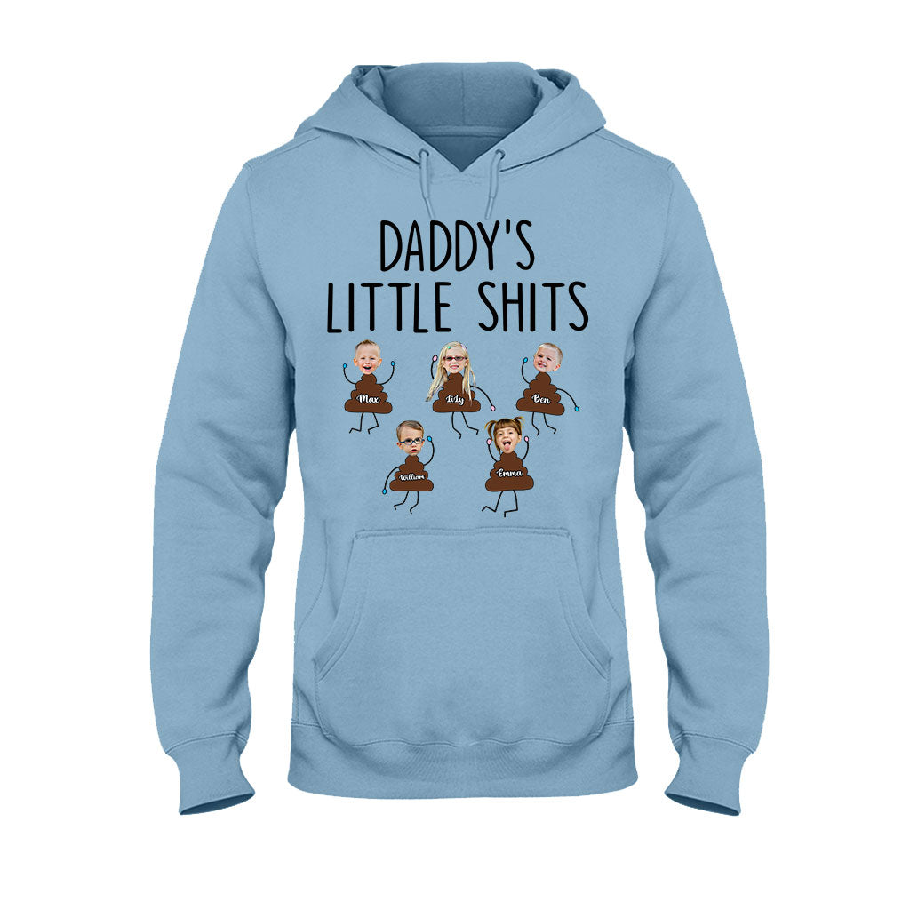 Daddy's Little Shits - Personalized Father's Day Father T-shirt and Hoodie