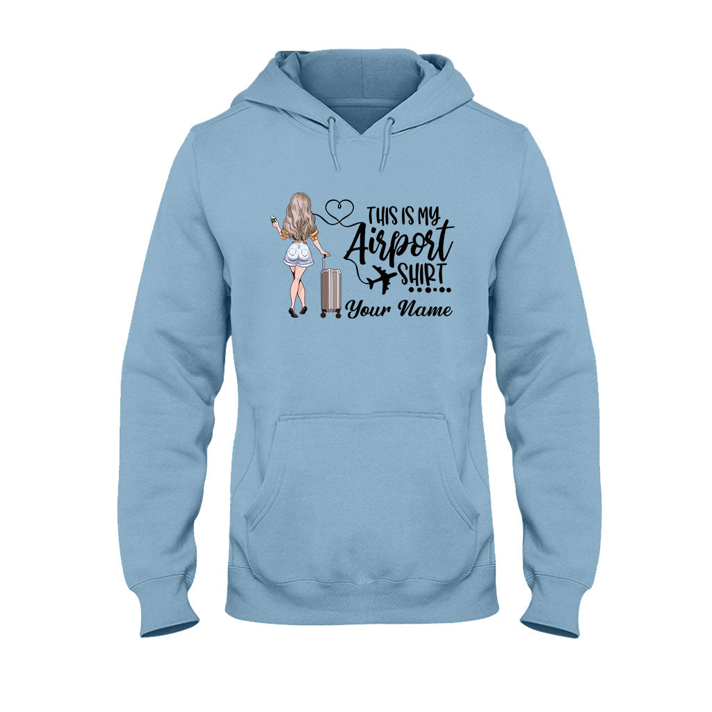 This Is My Airport Shirt - Personalized Travelling T-shirt and Hoodie