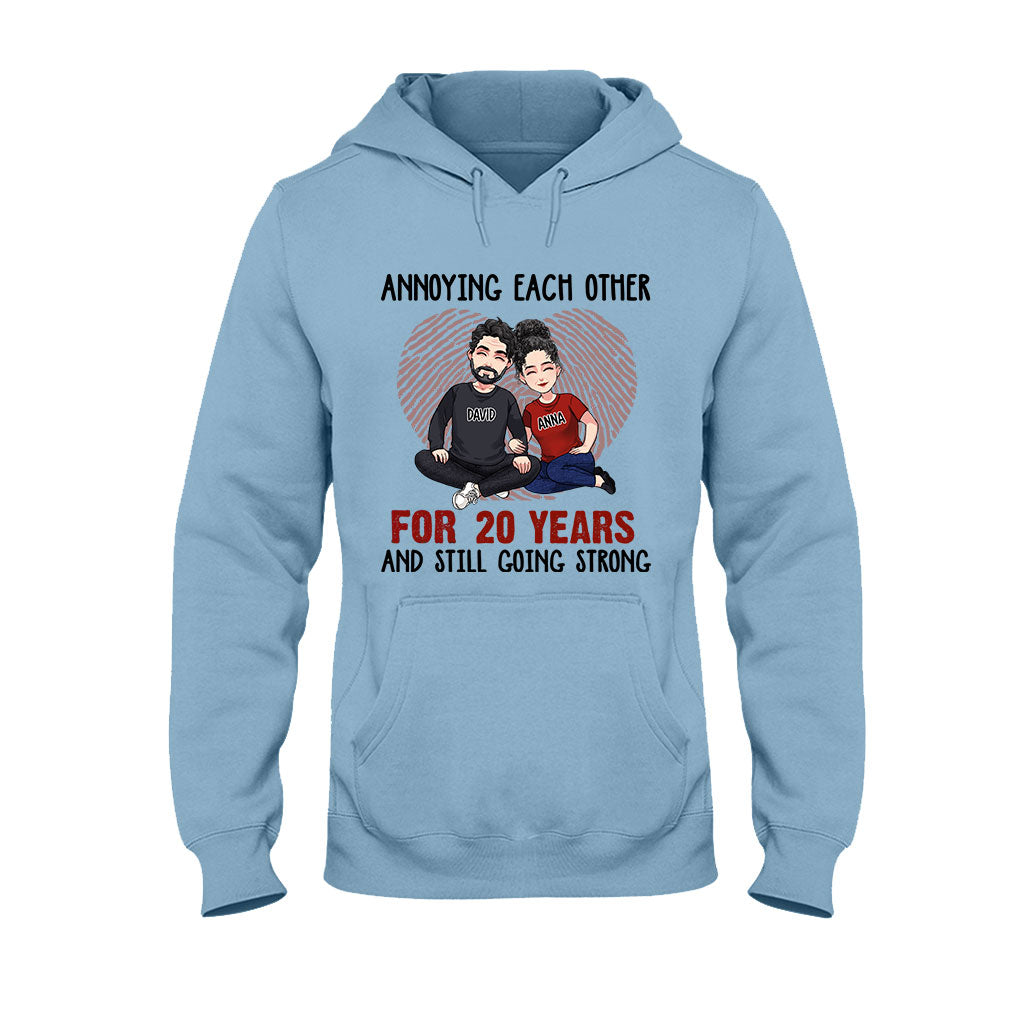 Annoying Each Other For Many Years - Personalized Husband And Wife T-shirt and Hoodie