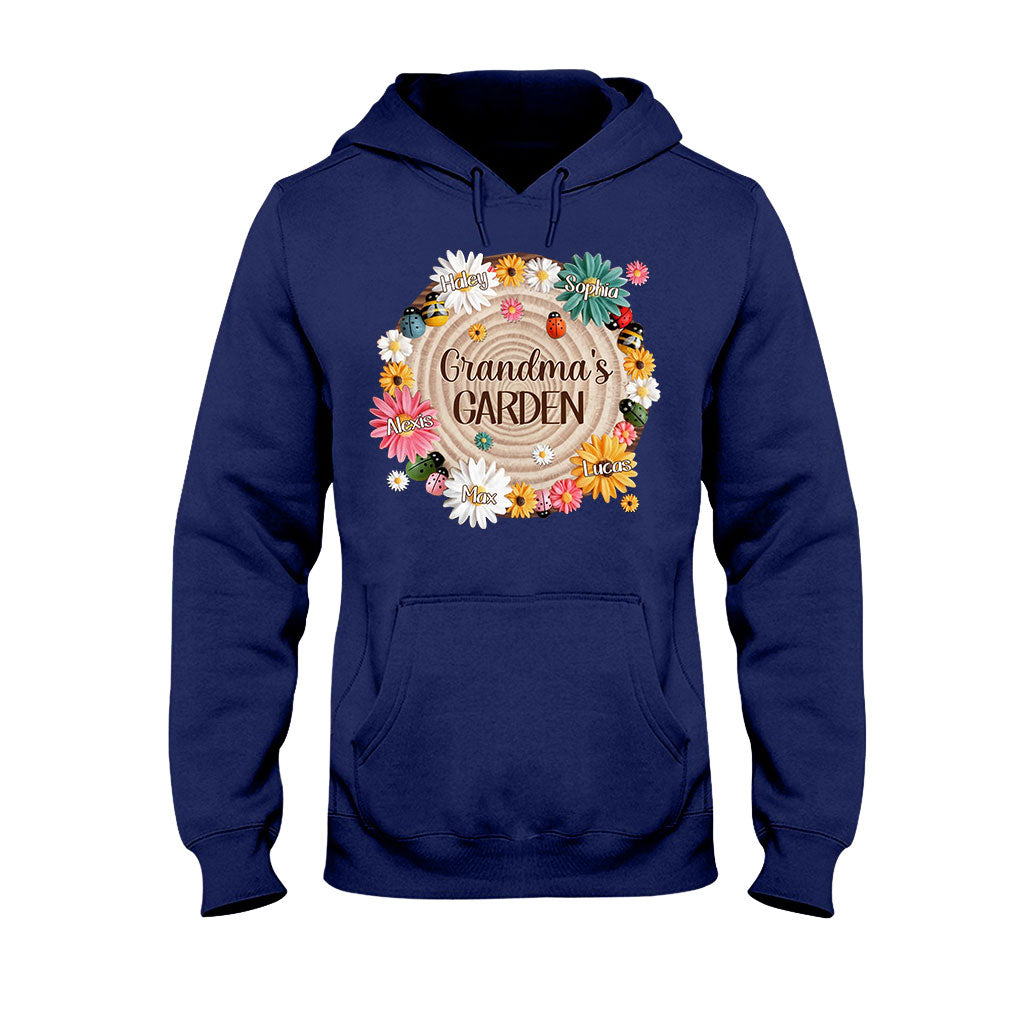 Grandma's Garden - Personalized Grandma T-shirt and Hoodie