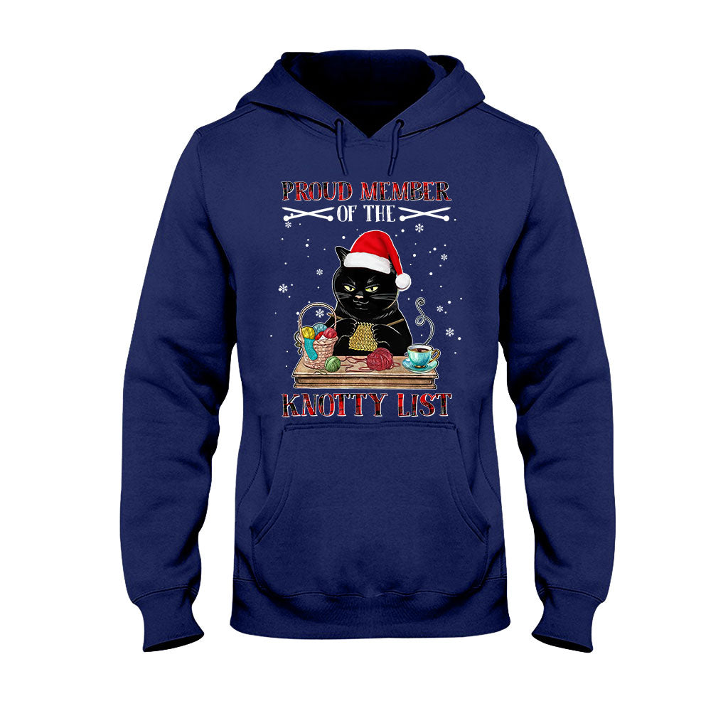 Yes I'm On The Santa's Knotty List Knitting - T-shirt and Hoodie