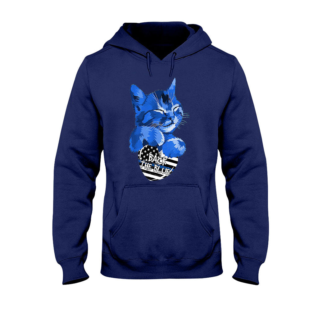 Blue Cat - Police Officer T-shirt And Hoodie 062021